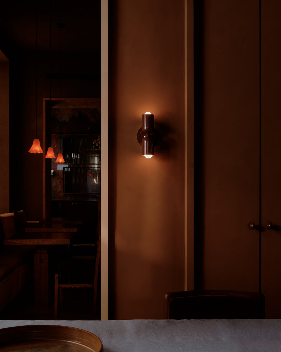 Up Down Sconce, Limited Edition // Mulberry // Photo by William Jess Laird