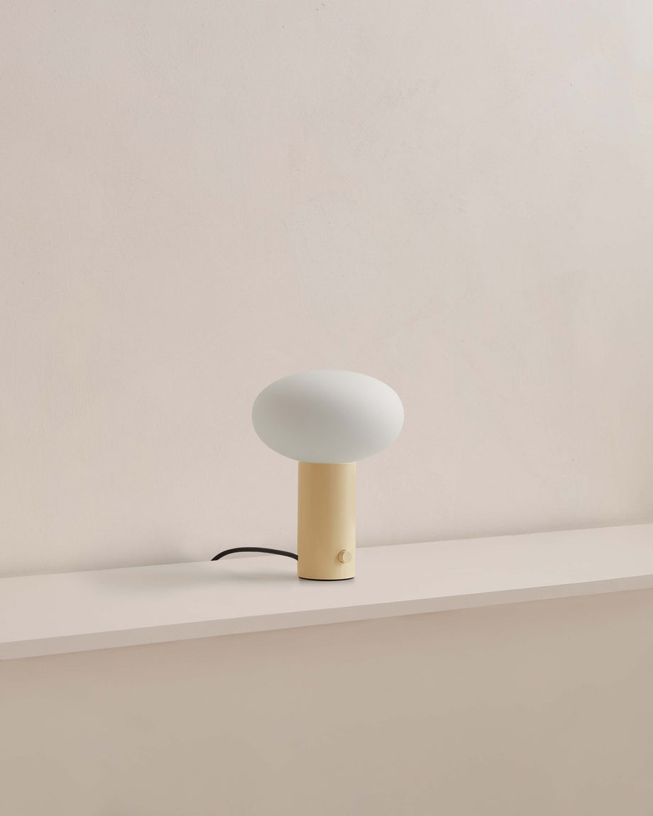 in common with mushroom table lamp